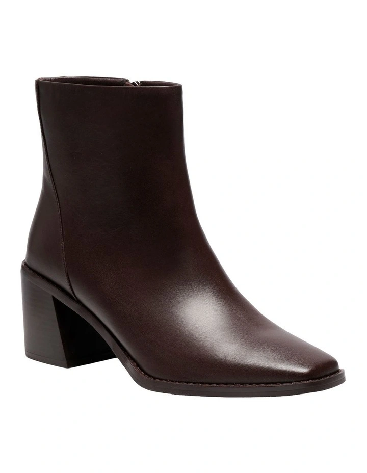 Clara Ankle Boot in Chocolate image 2