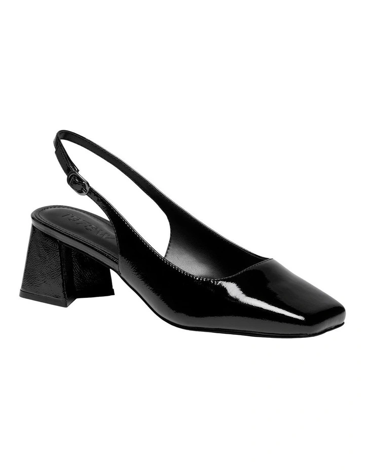 Aria Slingback Heel in Black image 2