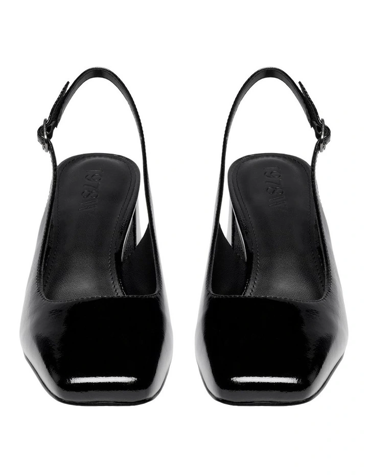 Aria Slingback Heel in Black image 3