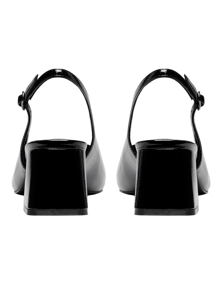 Aria Slingback Heel in Black image 4