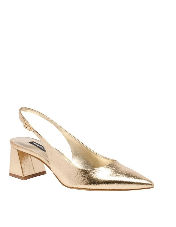 Sebba Pump in Gold image 2