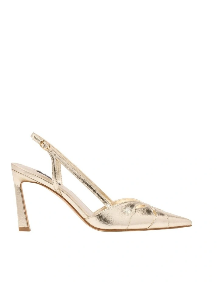 Darella Pump in Gold image 1
