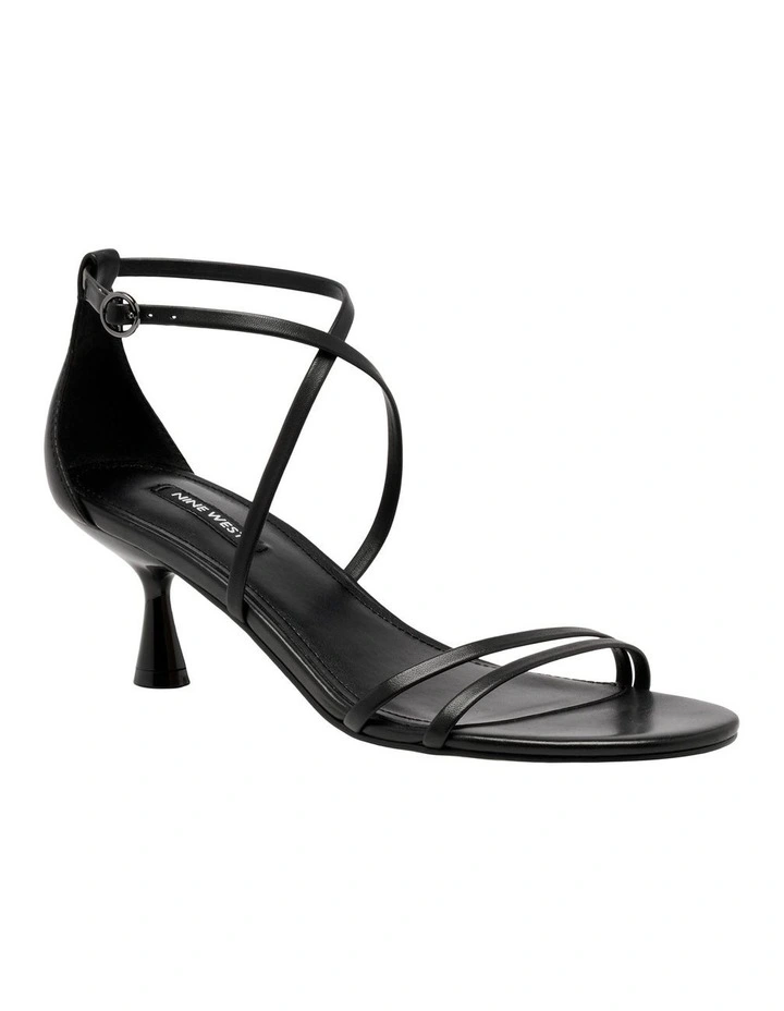 Jetien Heeled Sandal in Black image 2