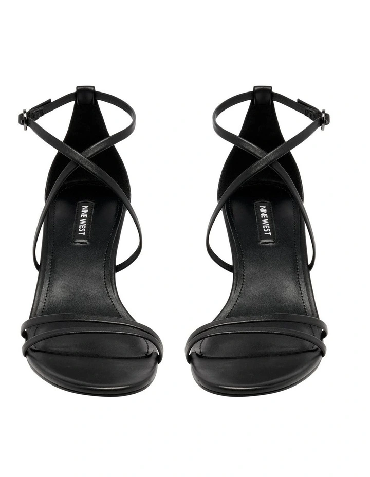 Jetien Heeled Sandal in Black image 3