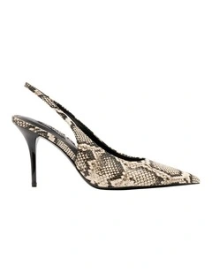 Palomma Slingback Pump in Snake