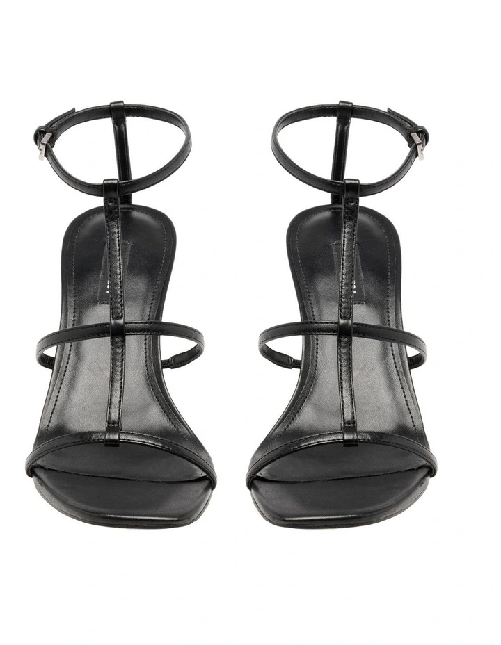 Pinila Heeled Sandal in Black image 3