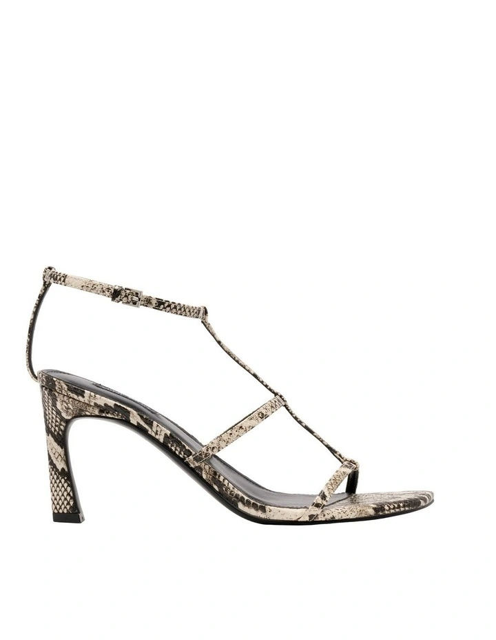 Pinila Heeled Sandal in Snake image 1