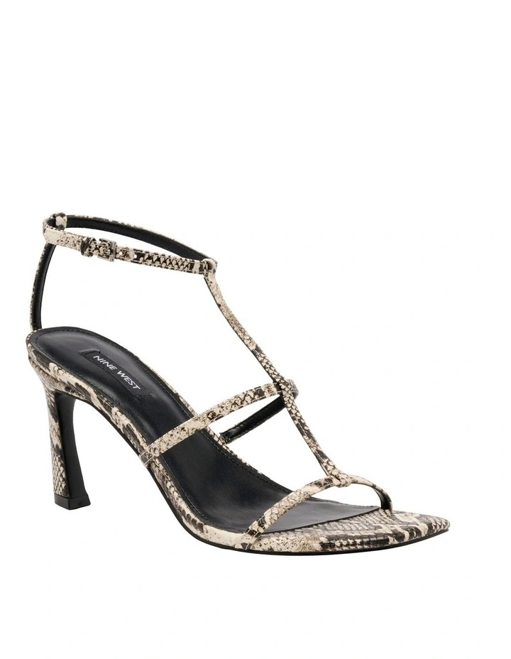 Pinila Heeled Sandal in Snake image 2