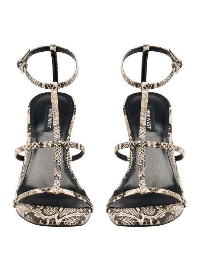 Pinila Heeled Sandal in Snake image 3