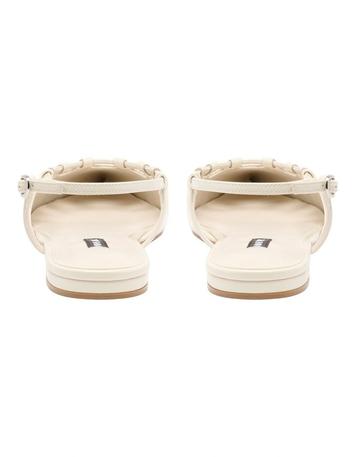 Harra Slingback Flat in Cream image 4