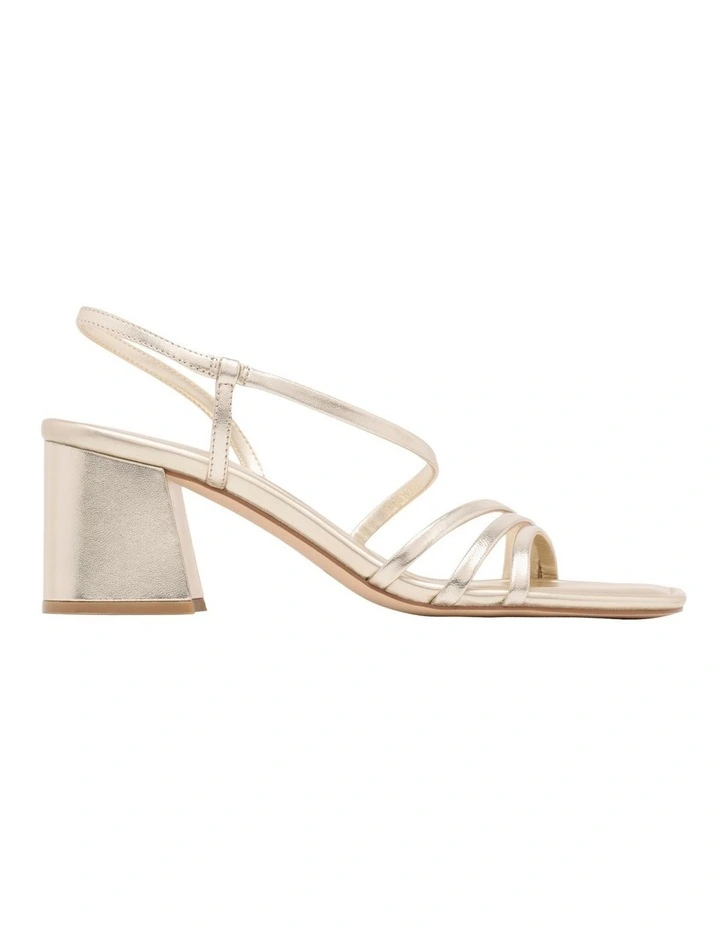 Gianesa Heeled Sandal in Gold image 1