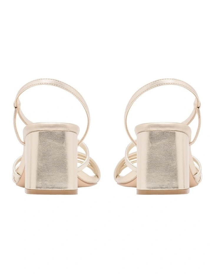 Gianesa Heeled Sandal in Gold image 4