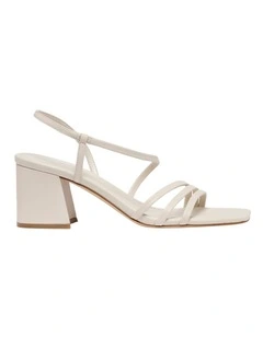 Gianesa Heeled Sandal in Cream