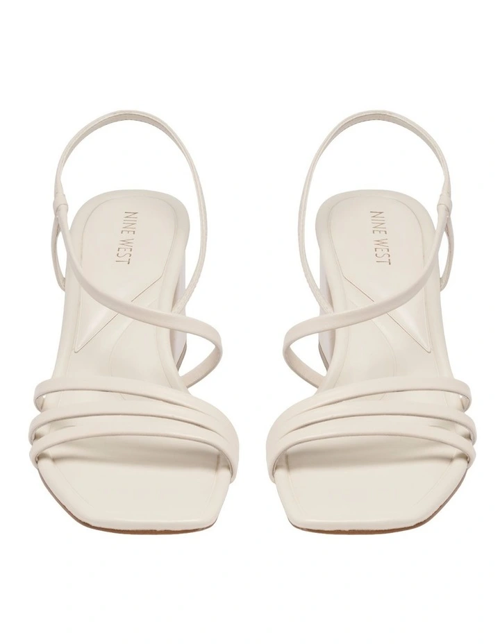 Gianesa Heeled Sandal in Cream image 3