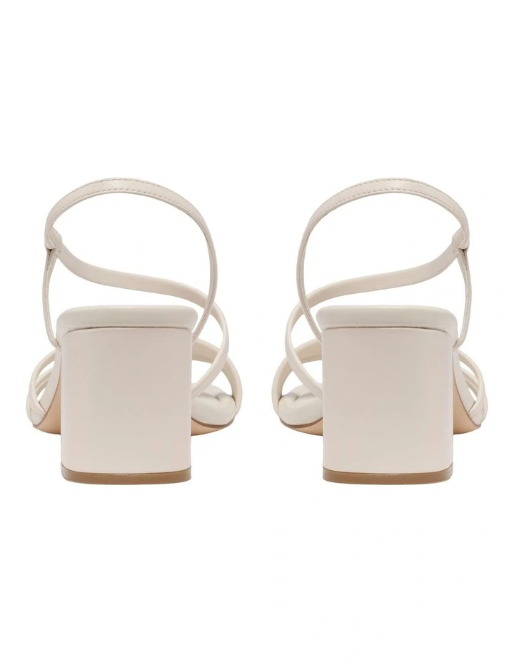 Gianesa Heeled Sandal in Cream image 4
