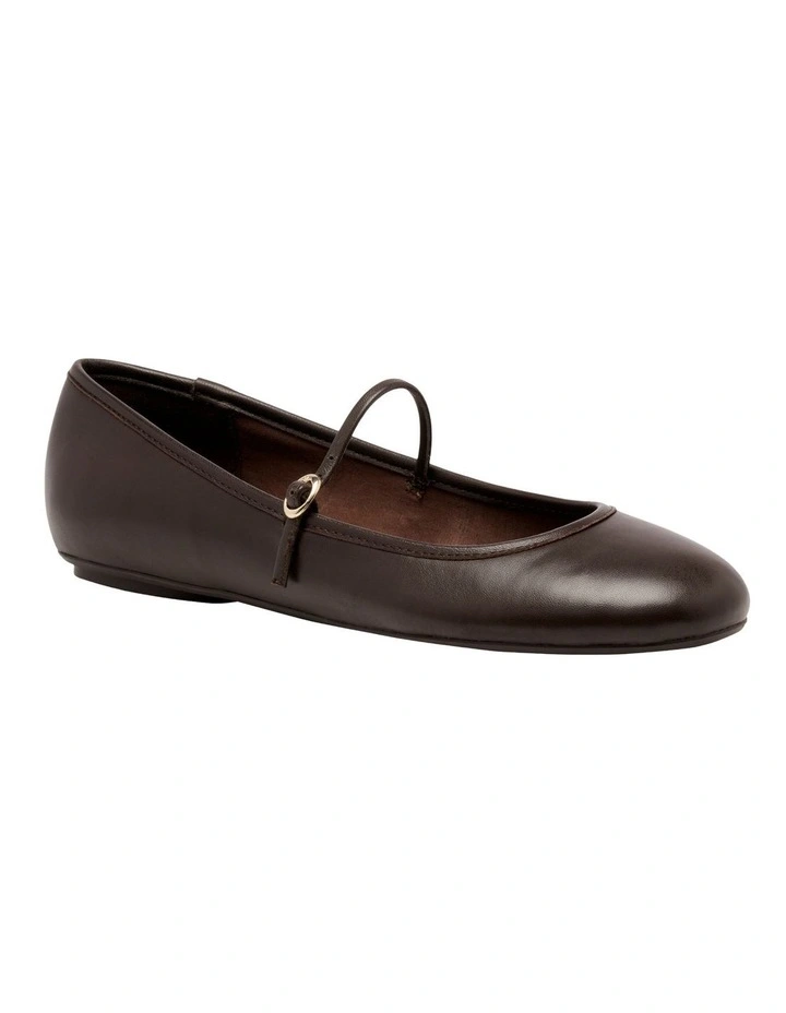 Classik Ballet Flat in Brown image 2