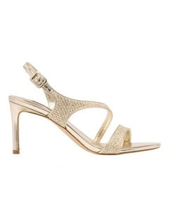 Hansap Heeled Sandal in Gold
