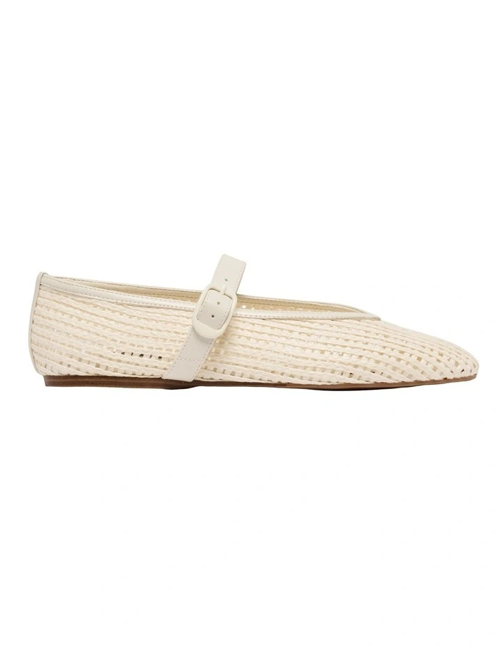Vancee Ballet Flat in Cream image 1