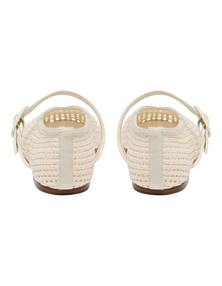 Vancee Ballet Flat in Cream image 4