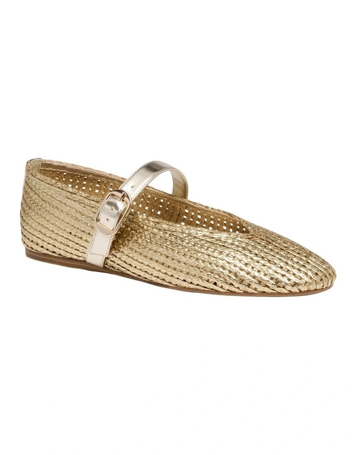 Vancee Ballet Flat in Gold image 2