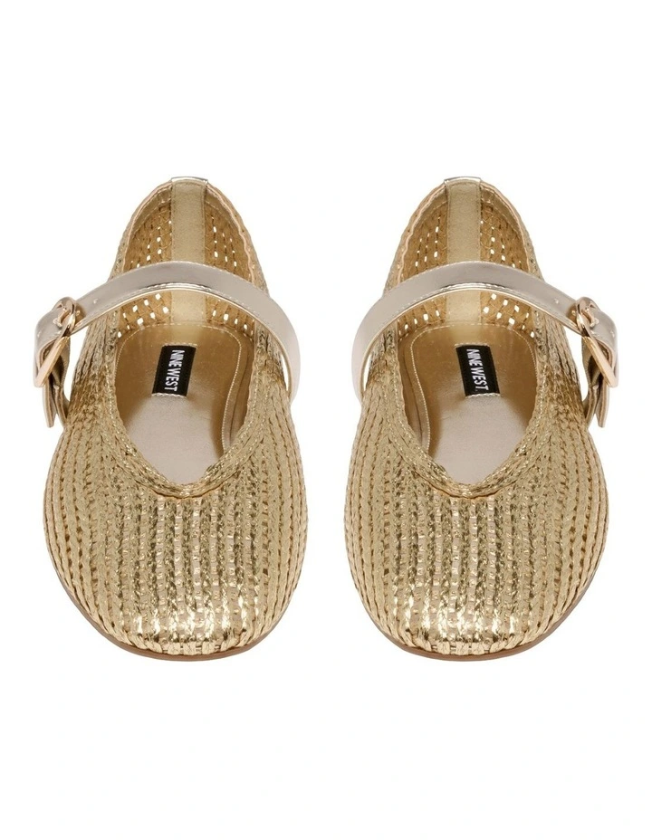 Vancee Ballet Flat in Gold image 3