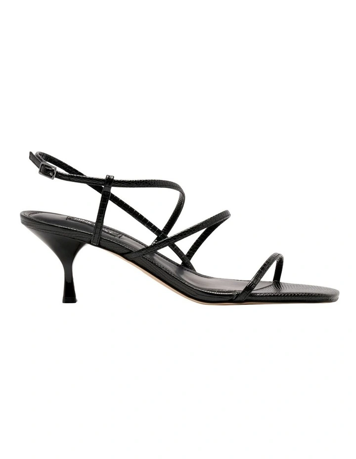 Hindy Heeled Sandal in Black image 1