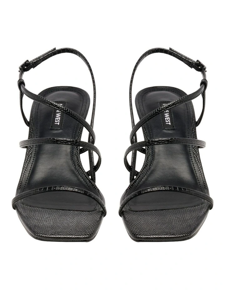 Hindy Heeled Sandal in Black image 3