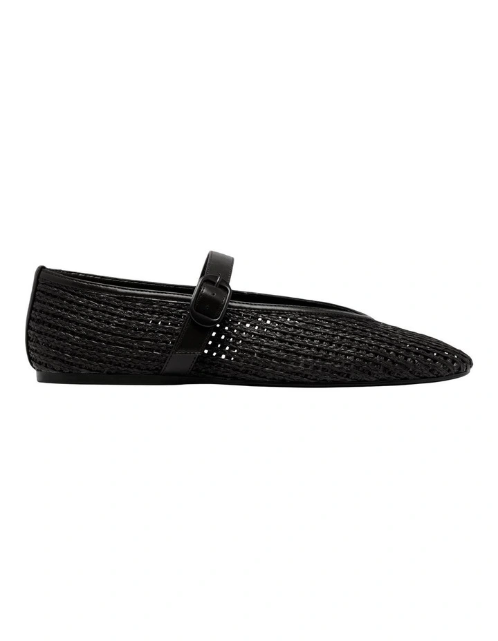Vancee Ballet Flat in Black image 1