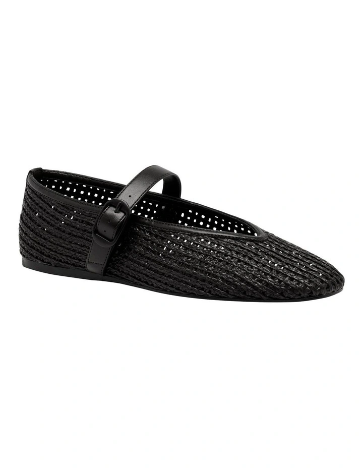 Vancee Ballet Flat in Black image 2