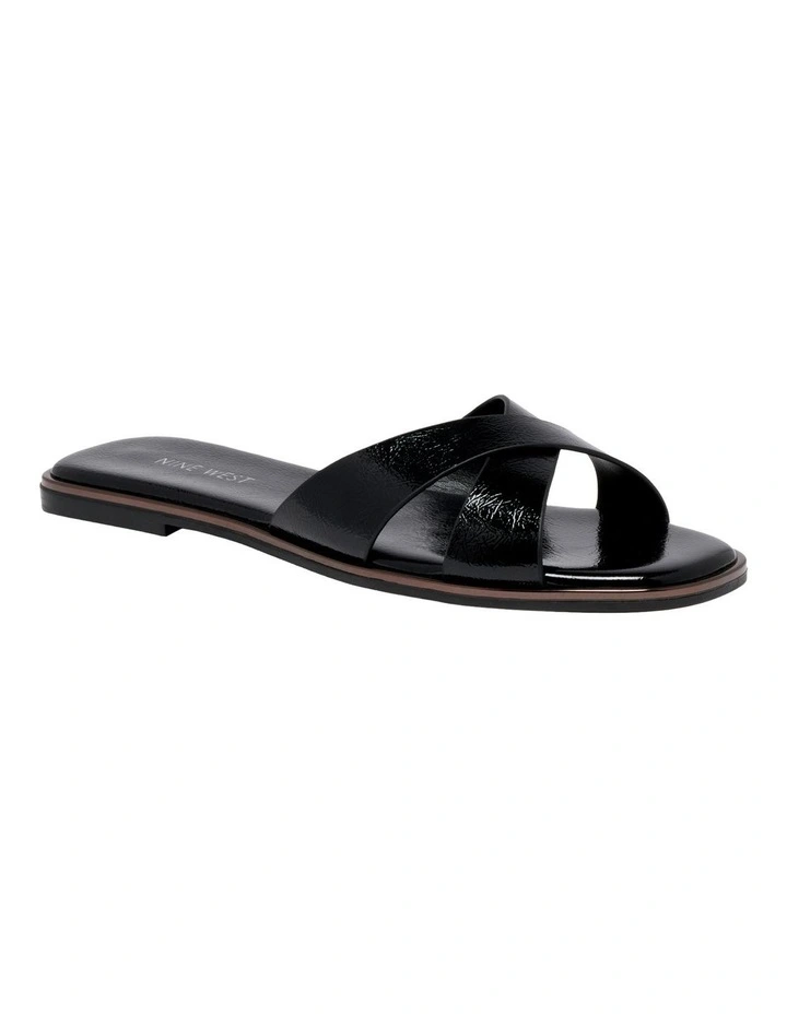 Eden Slip-on Sandal in Black image 2