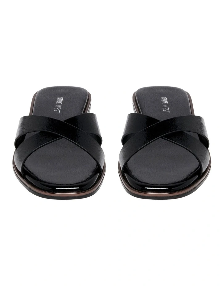 Eden Slip-on Sandal in Black image 3