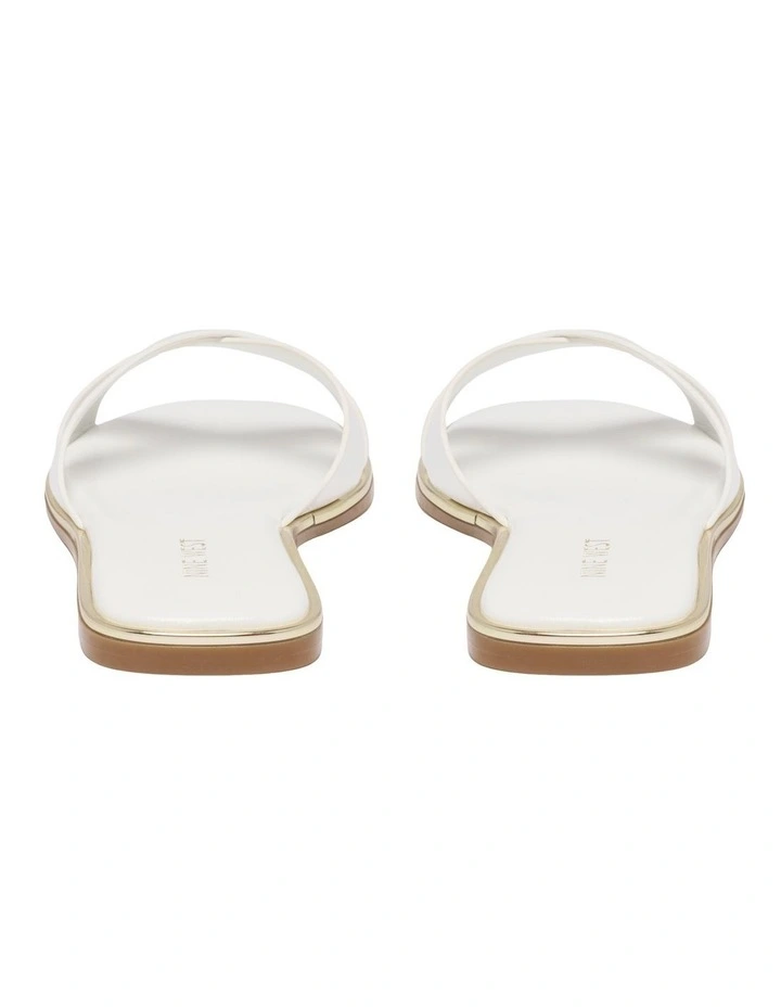 Eden Slip-on Sandal in White image 4