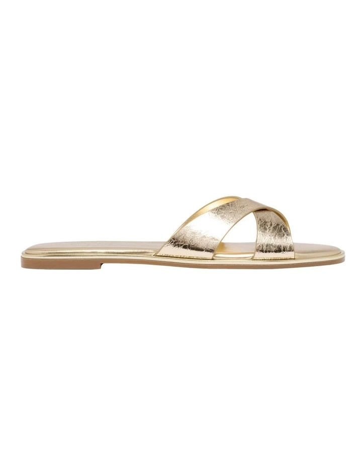 Eden Slip-on Sandal in Gold image 1