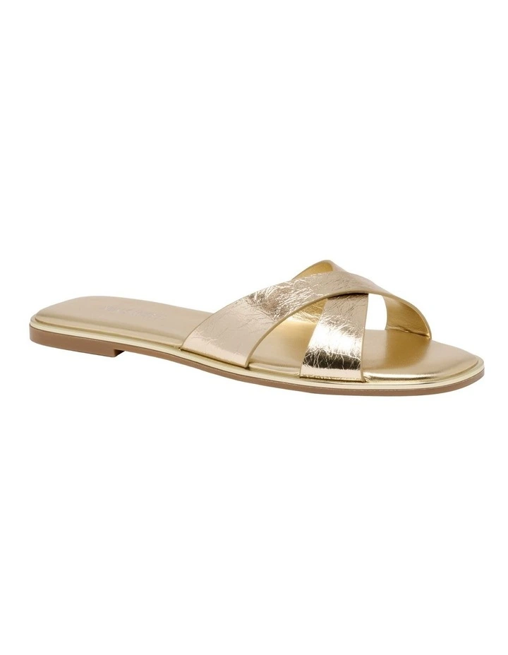 Eden Slip-on Sandal in Gold image 2