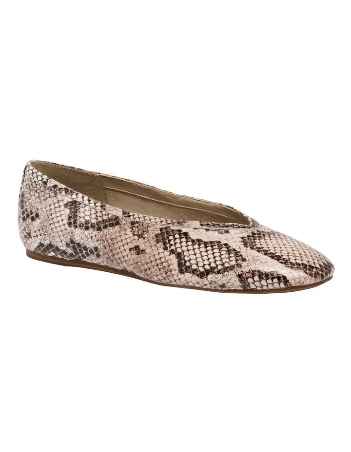Zucia Ballet Flat in Snake image 2