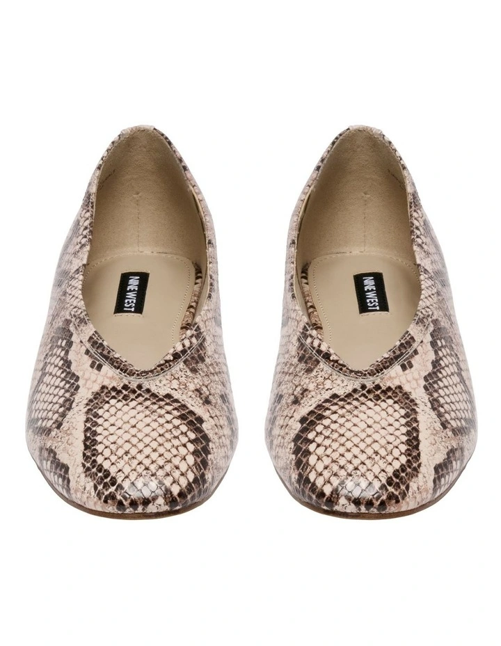 Zucia Ballet Flat in Snake image 3