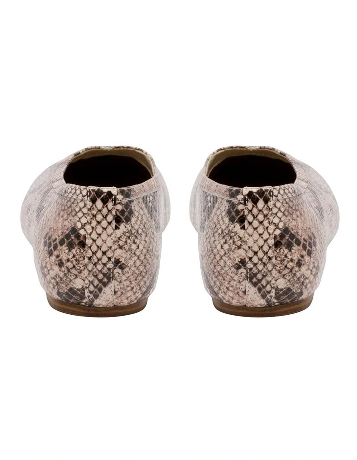 Zucia Ballet Flat in Snake image 4