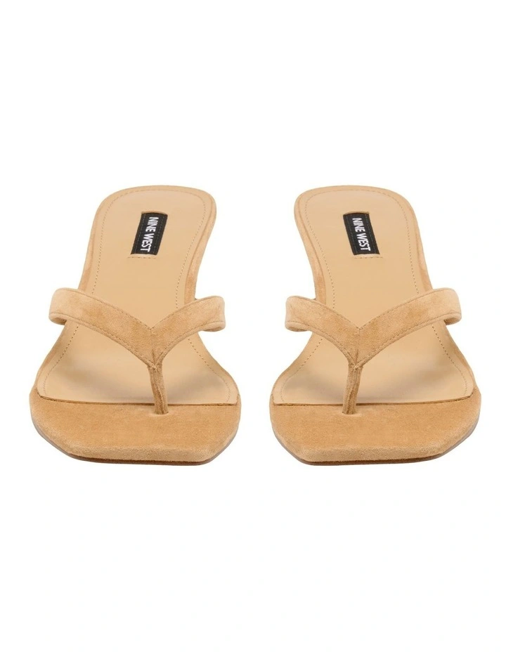Cassa Heeled Sandal in Tan image 3