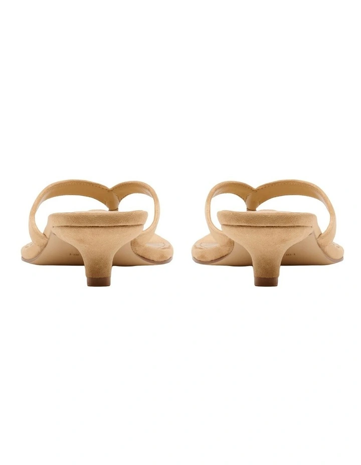 Cassa Heeled Sandal in Tan image 4