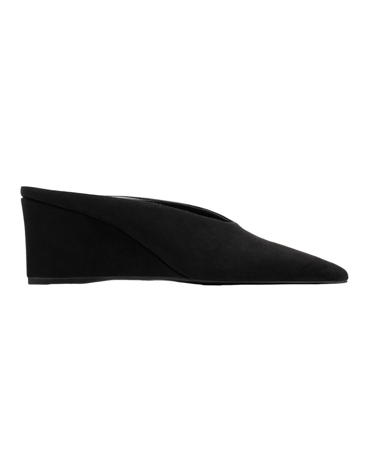 Lanah Wedge Pump in Black image 1