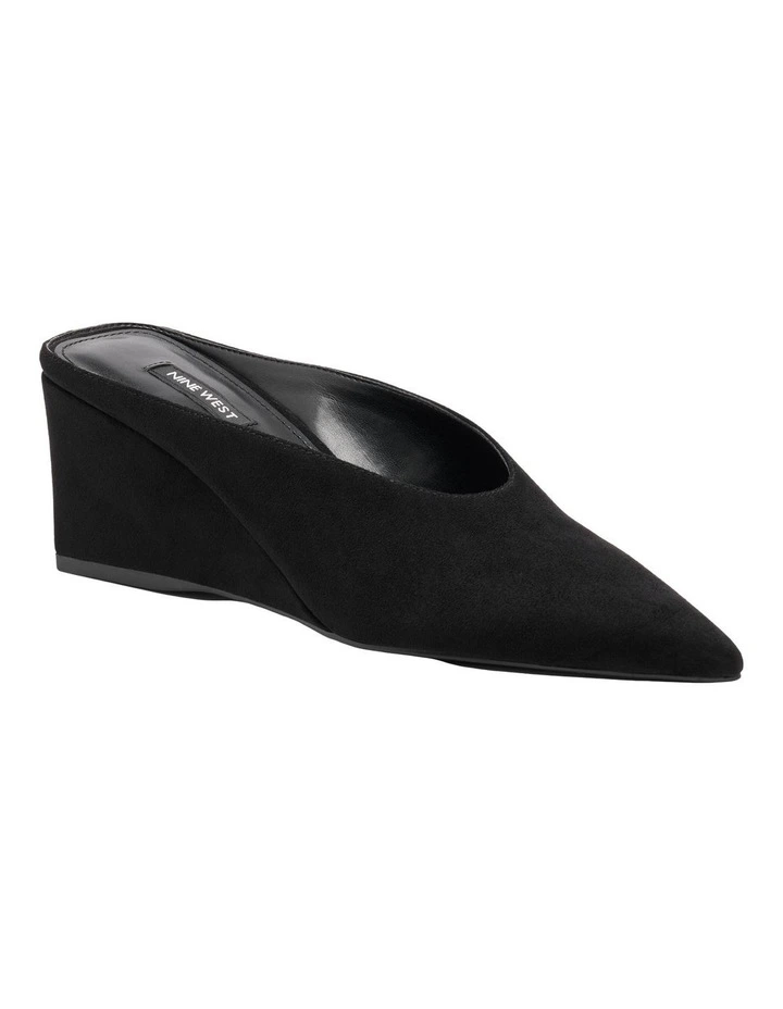 Lanah Wedge Pump in Black image 2