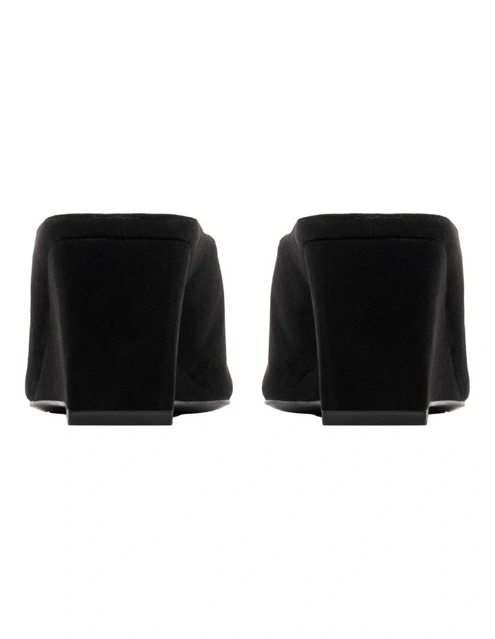 Lanah Wedge Pump in Black image 4