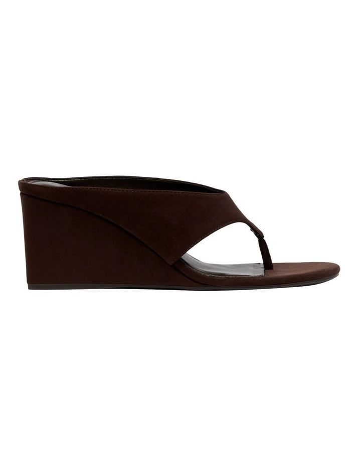 Jadde Wedge Sandal in Brown image 1