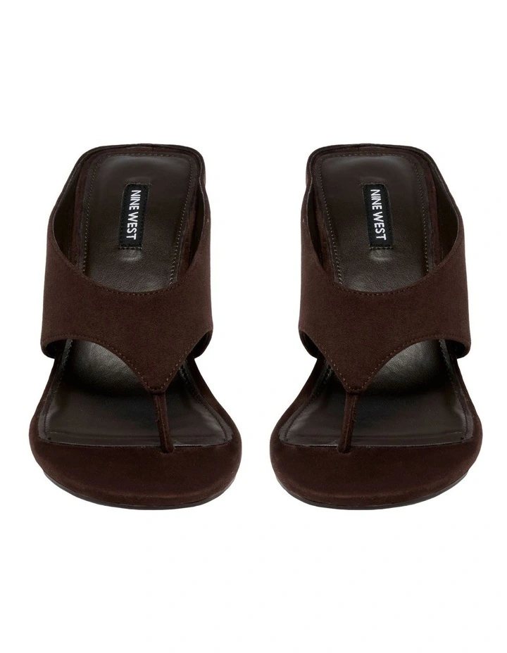 Jadde Wedge Sandal in Brown image 3