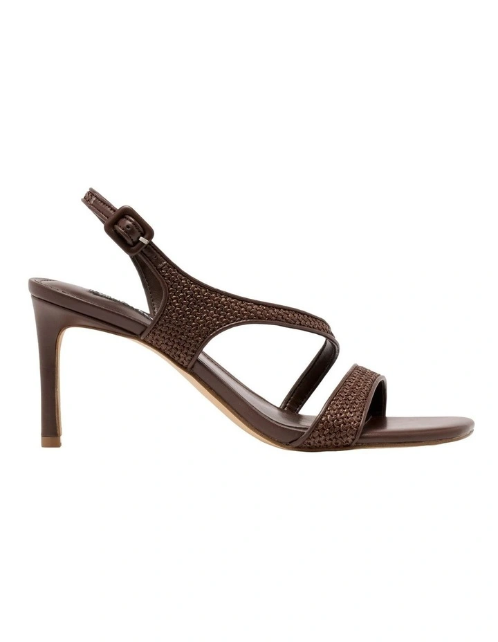 Hansap Heeled Sandal in Brown image 1