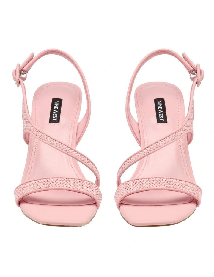 Hansap Heeled Sandal in Pink image 3