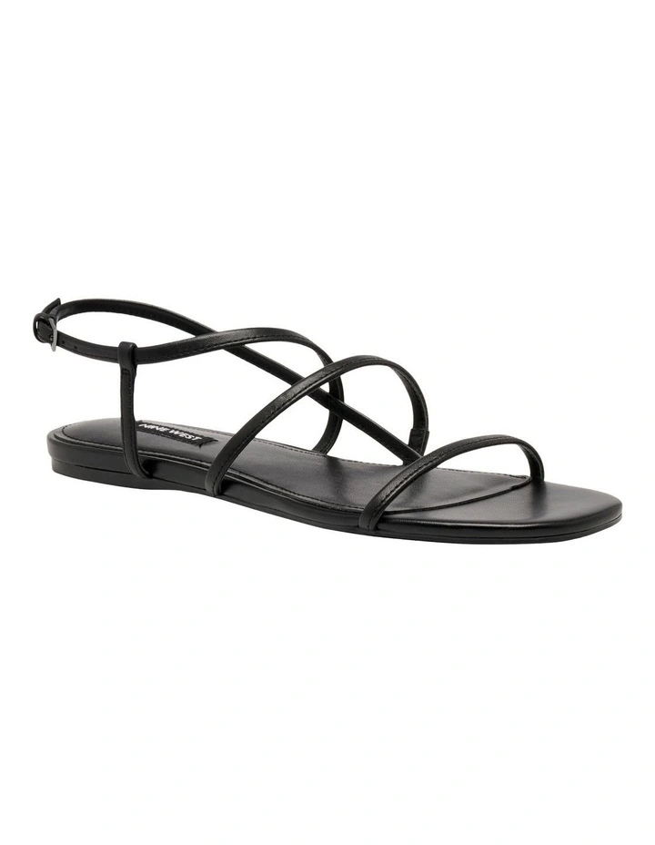 Annmarie Flat Sandal in Black image 2