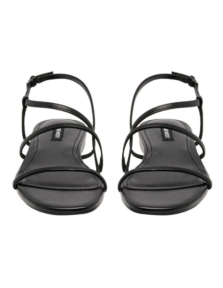 Annmarie Flat Sandal in Black image 3