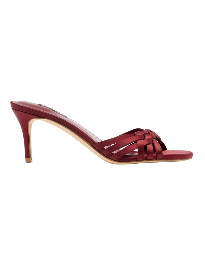 Wilks Heeled Sandal in Wine image 1