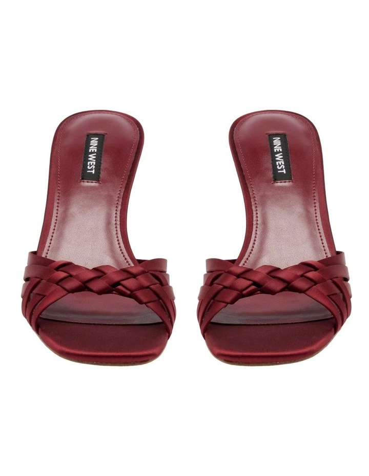 Wilks Heeled Sandal in Wine image 3